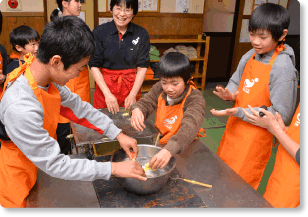 サンプル作り風景